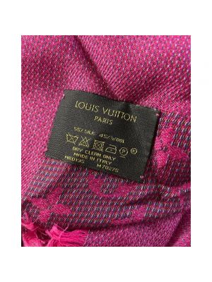 Bufanda de seda Louis Vuitton Vintage rosa