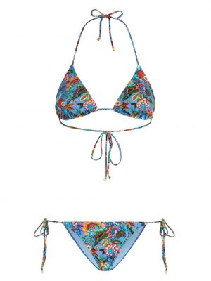 Bikini s printom Etro plava