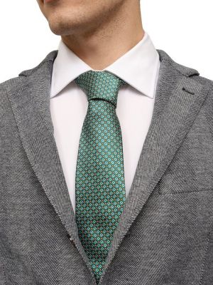Шелковый галстук Altea зеленый