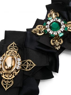 Pasek z kokardką Dolce & Gabbana Pre-owned czarny