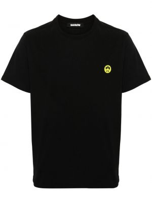 T-shirt aus baumwoll mit print Barrow schwarz