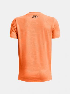 Koszulka żakardowa Under Armour pomarańczowa