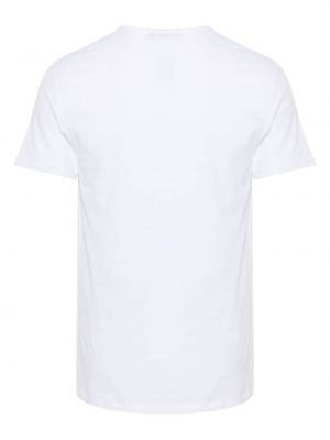 T-shirt à imprimé Versace blanc