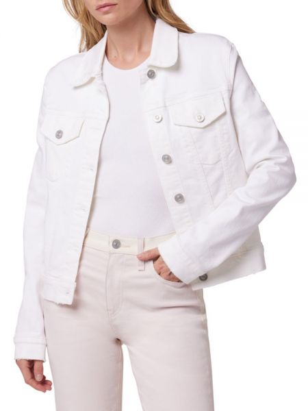 Классическая джинсовая куртка Hudson белая