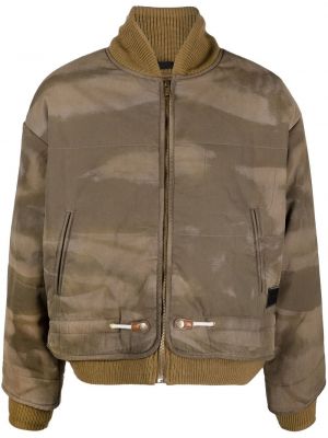 Giacca bomber con stampa camouflage Diesel verde