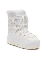 Blancas botas de nieve para mujer