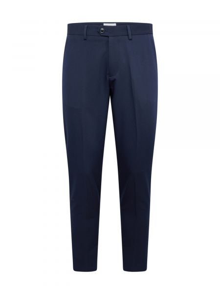 Pantalon plissé Lindbergh bleu