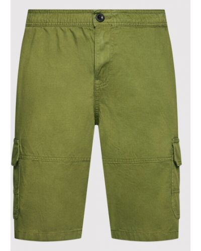 Bavlnené priliehavé šortky Rip Curl zelená