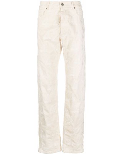 Rovné džíny 424 - Bílá