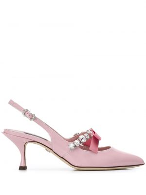 Лодочки Dolce & Gabbana, розовые