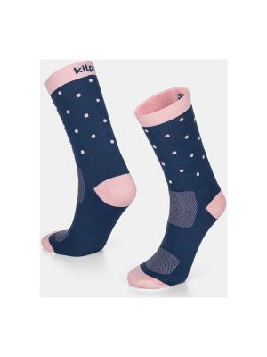 Puntíkaté ponožky Kilpi modré