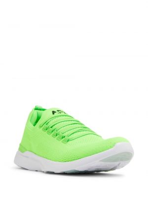 Sneakersy sznurowane z nadrukiem koronkowe Apl: Athletic Propulsion Labs zielone