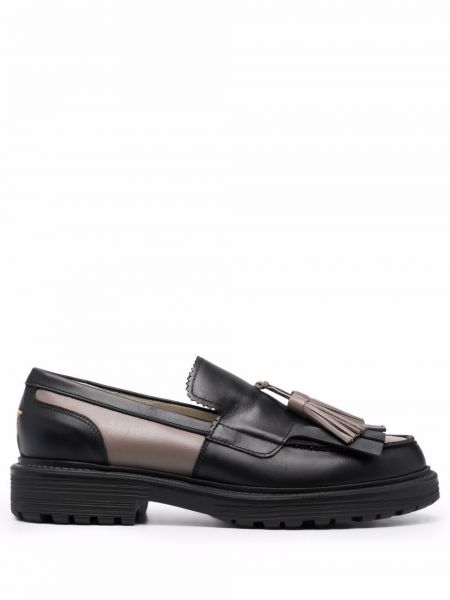 Skinn loafers Lorena Antoniazzi svart