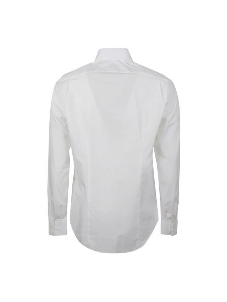 Camisa slim fit de algodón Lanvin blanco