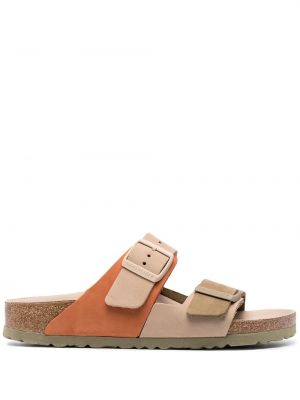 Semsket skinn sandaler Birkenstock