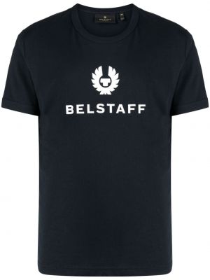 Bombažna majica s potiskom Belstaff