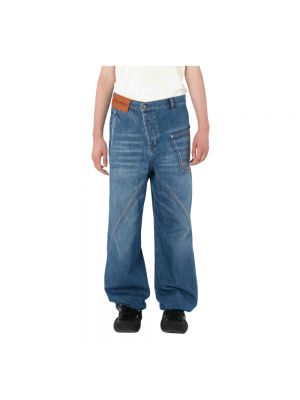 Jeans mit stickerei ausgestellt Jw Anderson