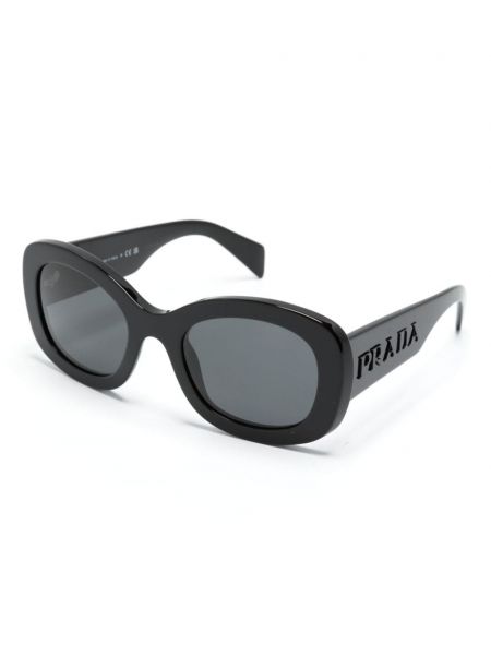 Lunettes de soleil oversize Prada Eyewear noir