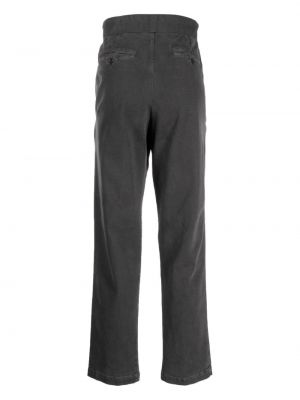 Bavlněné rovné kalhoty James Perse černé