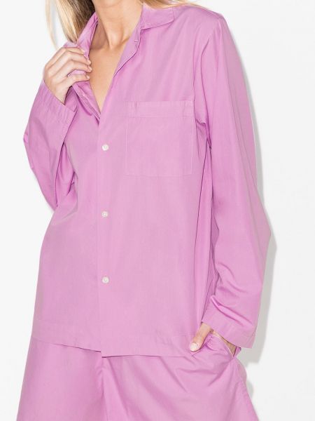 Camisa manga larga Tekla violeta