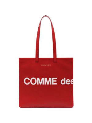 Geantă shopper cu imagine Comme Des Garçons Wallet