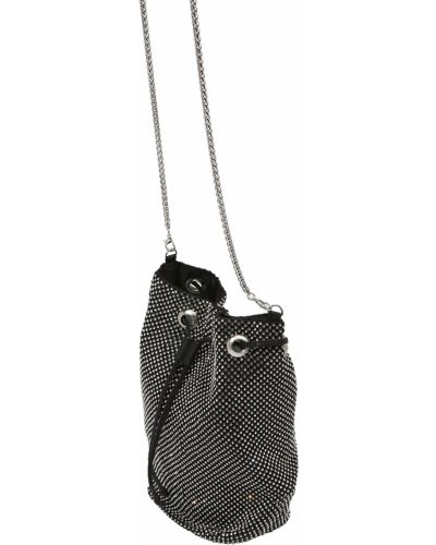 Τσάντα χιαστί με διαφανεια Leger By Lena Gercke μαύρο