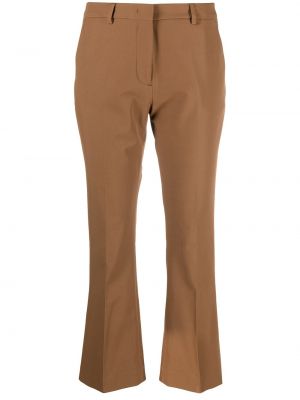 Pantalones slim fit Pt01 marrón