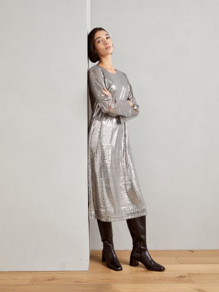 Коктейльное платье MAGDAS Minimum, серебро