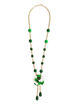 Collana Chanel Pre-owned verde
