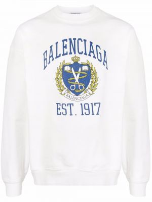 Sweatshirt Balenciaga hvit