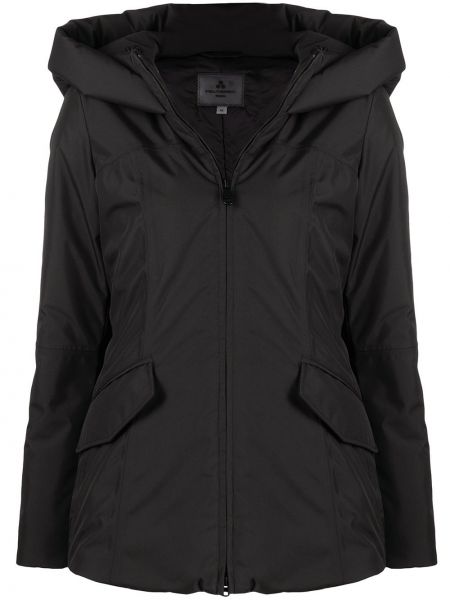 Пальто на блискавці з капюшоном Peuterey, чорне