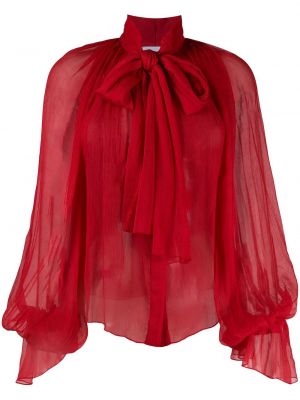 Блуза от шифон Atu Body Couture червено