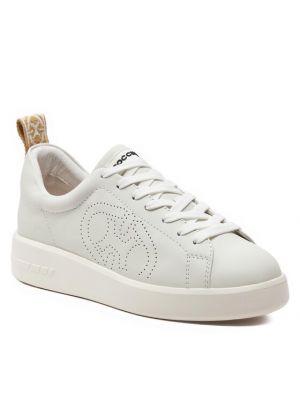 Białe sneakersy Coccinelle