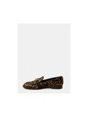 Loafers con estampado leopardo Roberto Festa marrón