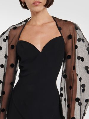 Φόρεμα από τούλι Nina Ricci μαύρο