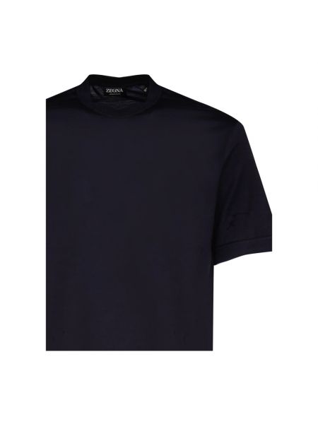 Camiseta de algodón Ermenegildo Zegna azul