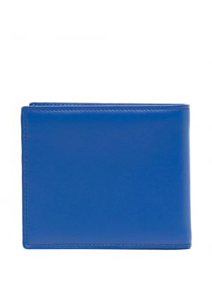 Kožená peněženka Dolce & Gabbana modrá