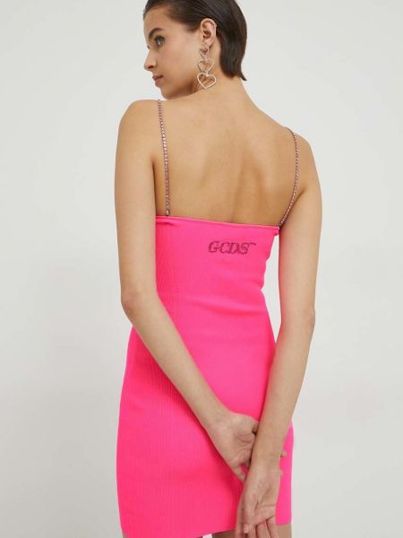 Платье мини Gcds розовое