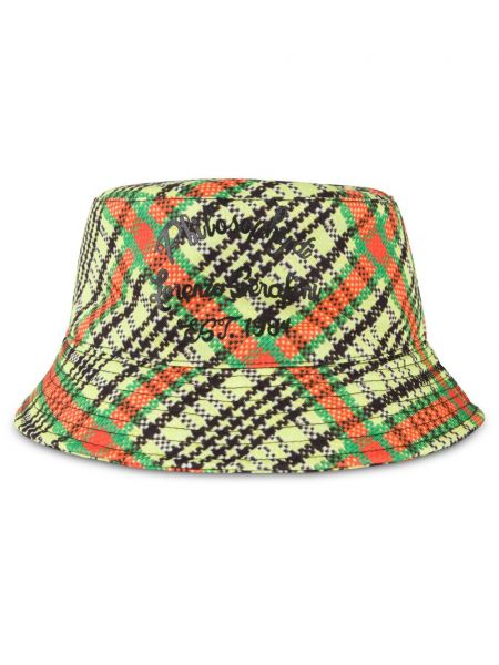 Rūtainas cepure ar apdruku Philosophy Di Lorenzo Serafini zaļš