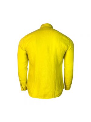 Camisa de lino 120% Lino amarillo