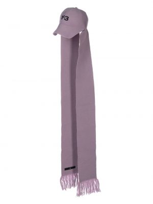 Šiltovka s potlačou Y-3 fialová