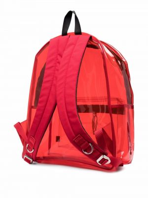 Průsvitný batoh s potiskem Undercover červený