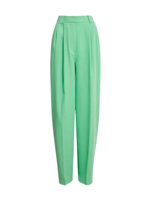 Pantaloni plissettati Marks & Spencer verde