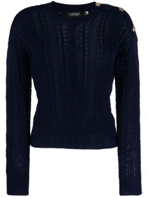 Пуловер Lauren Ralph Lauren синьо