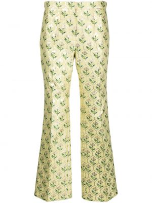 Жакардови панталон на цветя Giambattista Valli
