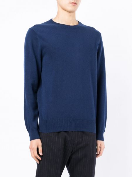Sweter z okrągłym dekoltem N.peal niebieski
