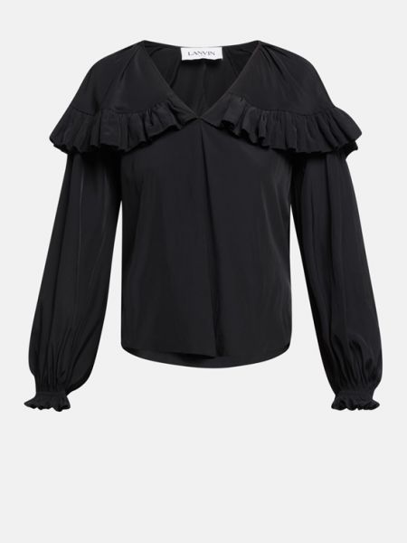 Элегантная блузка Lanvin черная