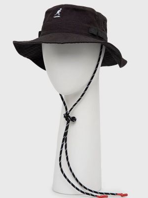 Памучна шапка с козирки Kangol черно