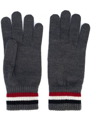 Rękawiczki bawełniane Moncler szare