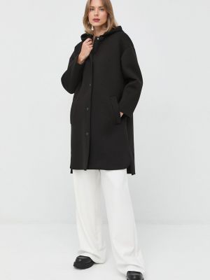 Max Mara Leisure kabát női, fekete, átmeneti